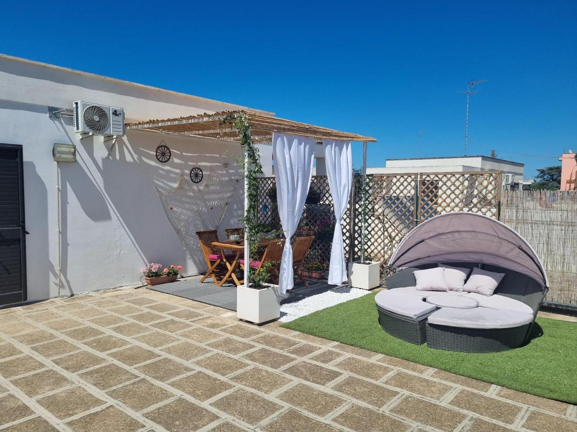 La Terrazza Di Zoe - Castromediano Villa Cavallino di Lecce Luaran gambar